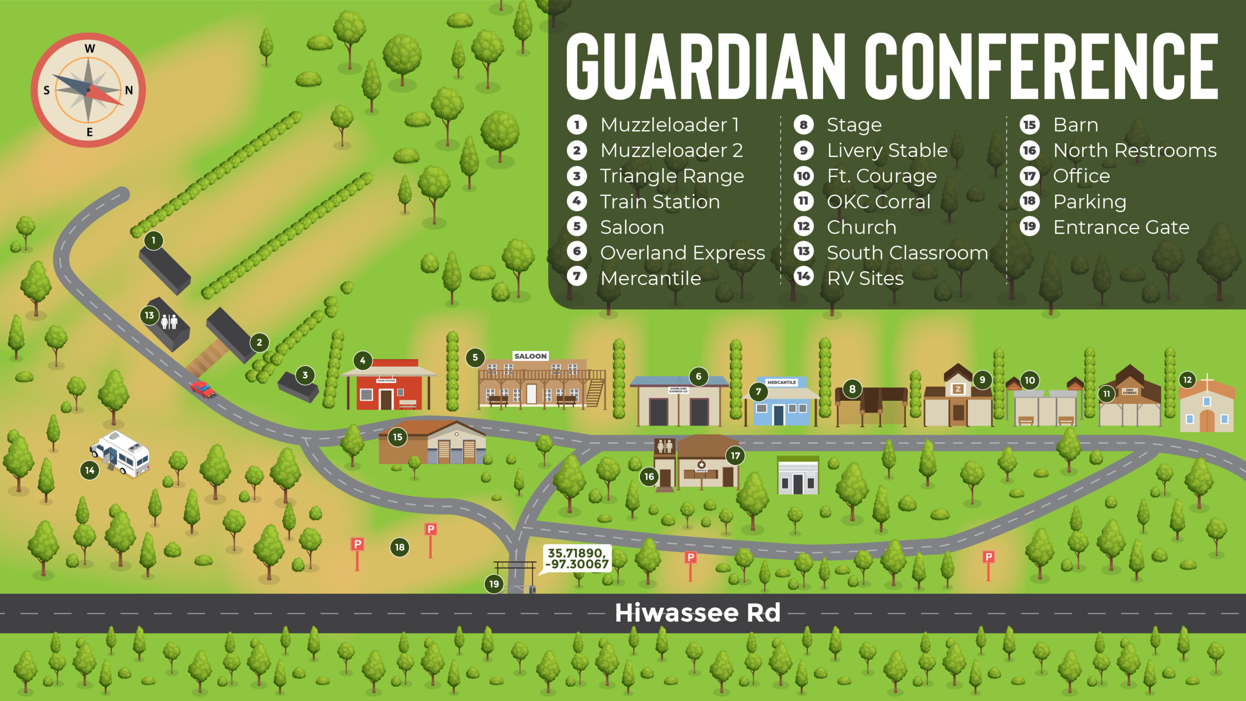 2021 Guardian Conference Map