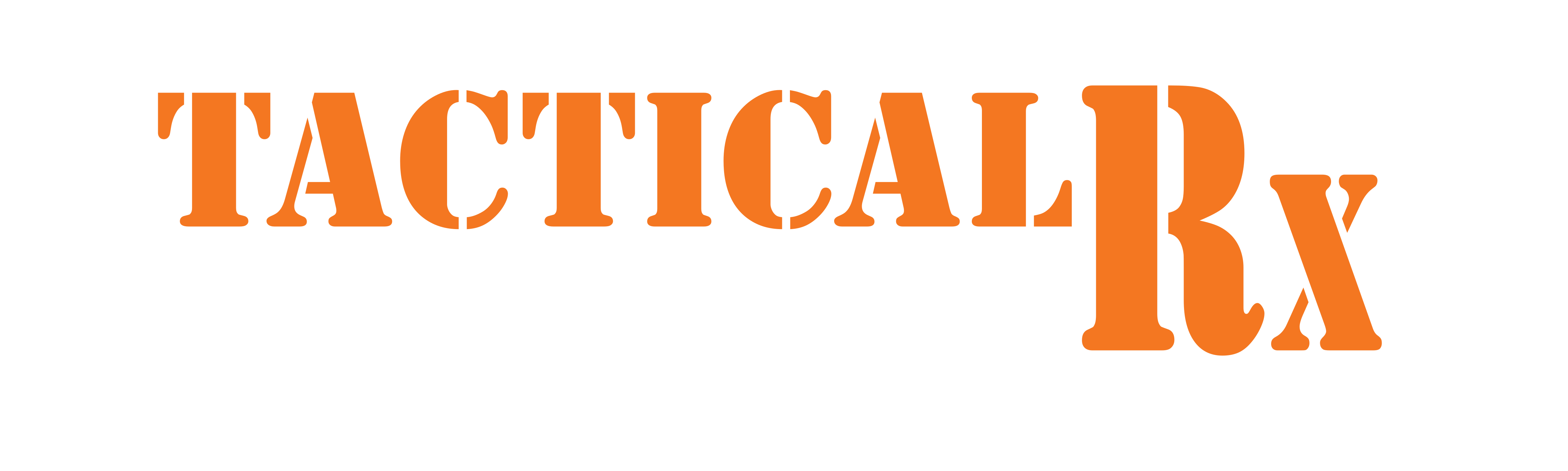 tactical rx logo orange